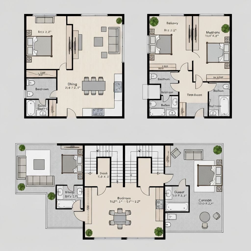 Duplex Layout Design
