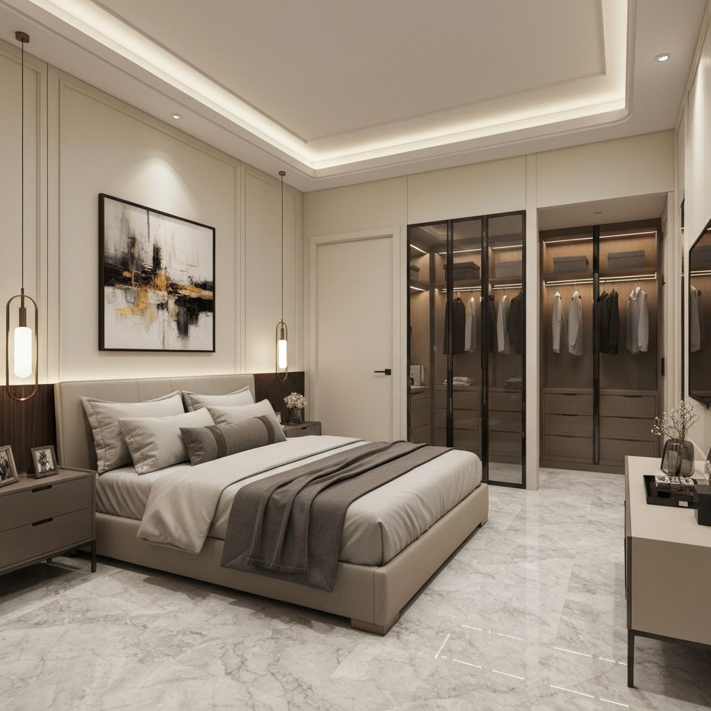Master Bedroom 3D Design