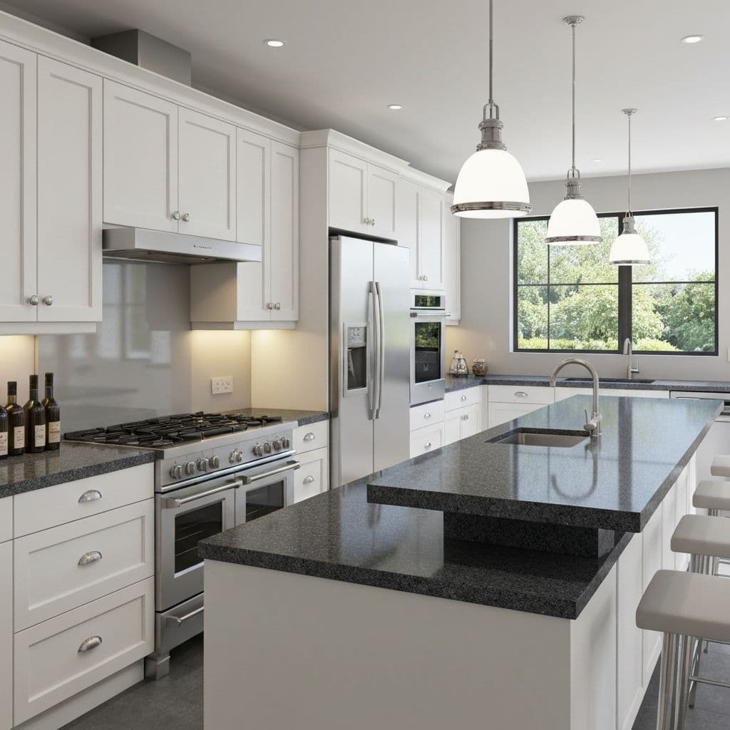 3D modular kitchen design – Jangid Homes
