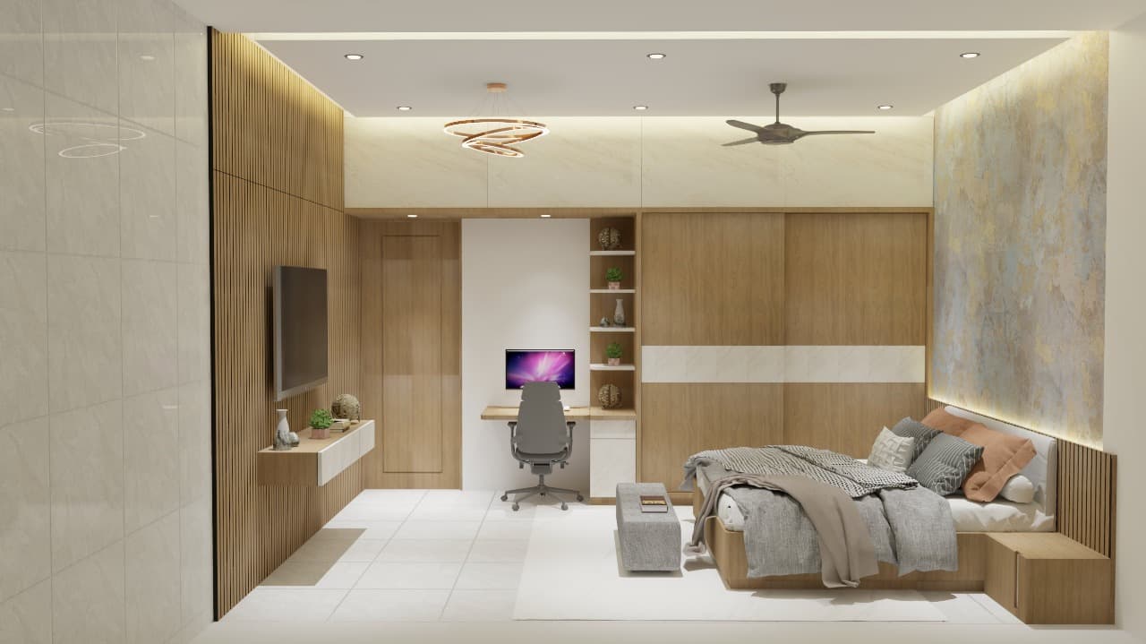 Kids bedroom 3D design – Jangid Homes