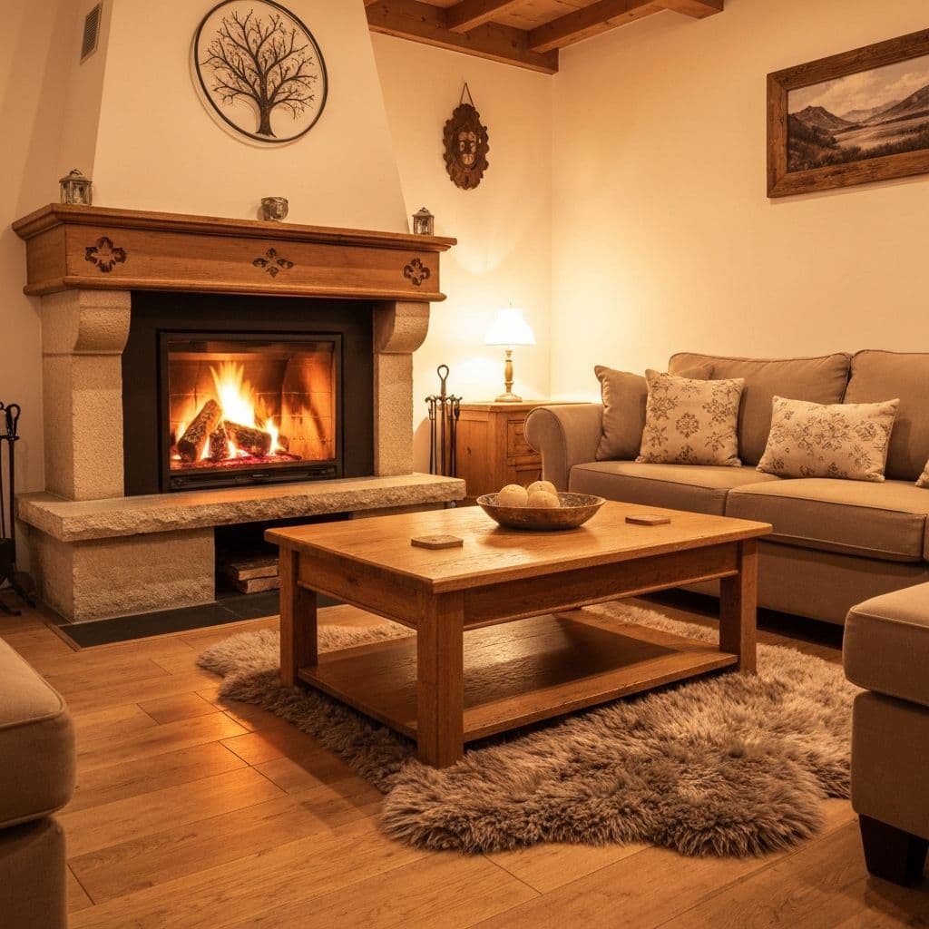 Warm Family Living Space - Living Room Interior Design by Jangid Homes
